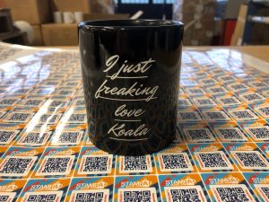 Tazza personalizzata stampata per un cliente