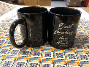 Tazza personalizzata stampata per un cliente