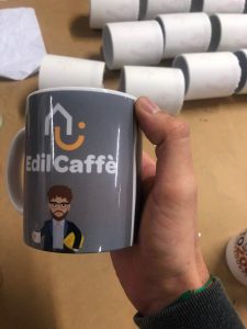 Tazza personalizzata stampata per un cliente