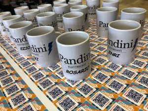 Tazzina da caffe personalizzata per un cliente