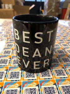 Tazza personalizzata stampata per un cliente