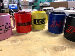 Tazza personalizzata stampata per un cliente