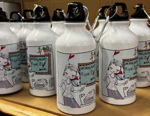 borraccia con moschettone bianca 400 ml