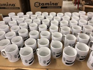 Tazzina da caffe personalizzata per un cliente