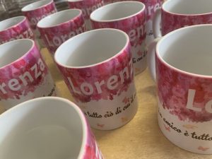 Tazza personalizzata stampata per un cliente