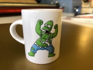 tazzina da caffè personalizzata lucida homer