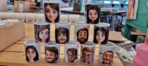 Tazzina da caffe personalizzata per un cliente