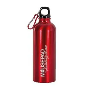 borraccia rosso moschettone 750