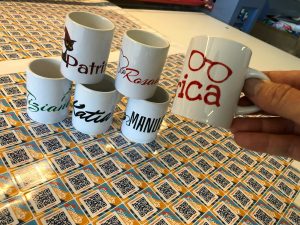 Tazzine da caffè con logo