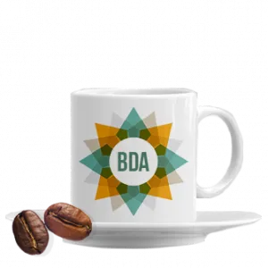tazzina da caffè personalizzata con piattino