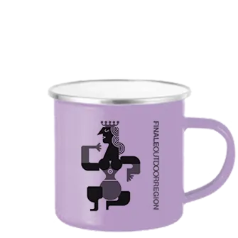 tazza in latta rosa