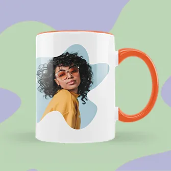 tazza con foto stampata