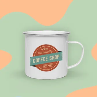 tazza in latta personalizzata