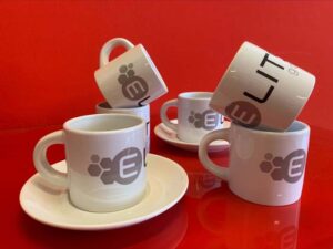 Tazzina da caffe personalizzata per un cliente