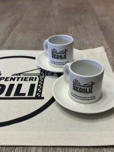 Tazzina da caffe personalizzata per un cliente