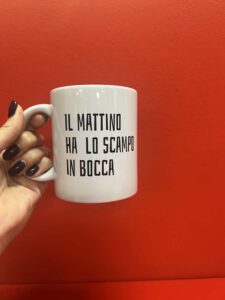 Tazza personalizzata stampata per un cliente