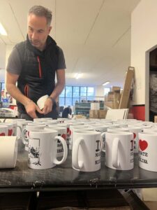 Tazza personalizzata stampata per un cliente