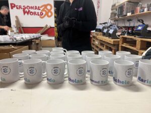 Tazza personalizzata stampata per un cliente