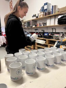 Tazza personalizzata stampata per un cliente