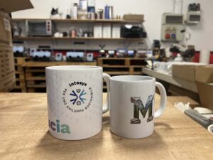 Tazza personalizzata stampata per un cliente