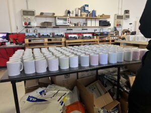Tazza personalizzata stampata per un cliente