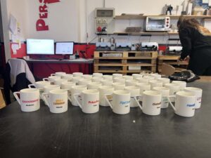 Tazza personalizzata stampata per un cliente