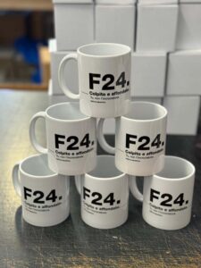 Tazza personalizzata stampata per un cliente
