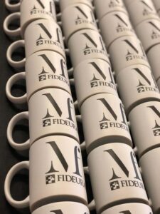 Tazza personalizzata stampata per un cliente