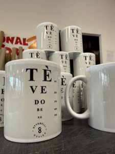 Tazza personalizzata stampata per un cliente