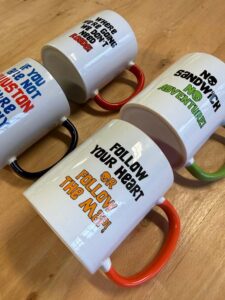 Tazza personalizzata stampata per un cliente