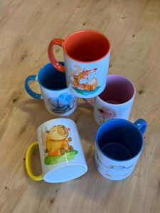 Tazza personalizzata stampata per un cliente