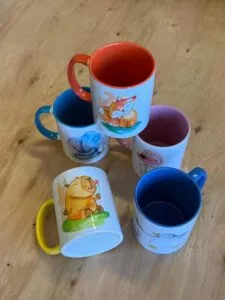 Tazza personalizzata stampata per un cliente