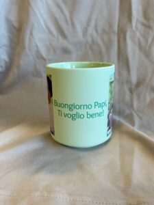Tazza personalizzata stampata per un cliente