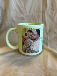 Tazza personalizzata stampata per un cliente