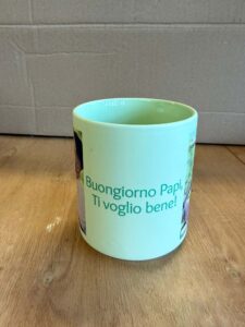 Tazza personalizzata stampata per un cliente
