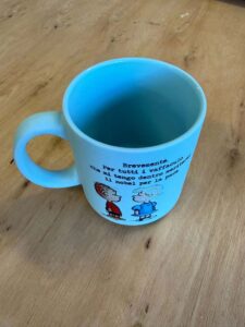 Tazza personalizzata stampata per un cliente