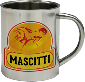 Tazza in acciaio inox personalizzata da 295 ml
